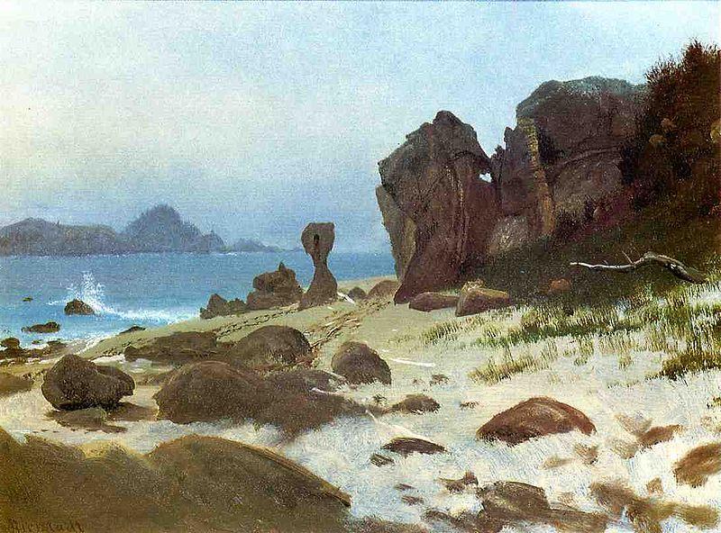 Albert Bierstadt Bay of Monterey, California Germany oil painting art